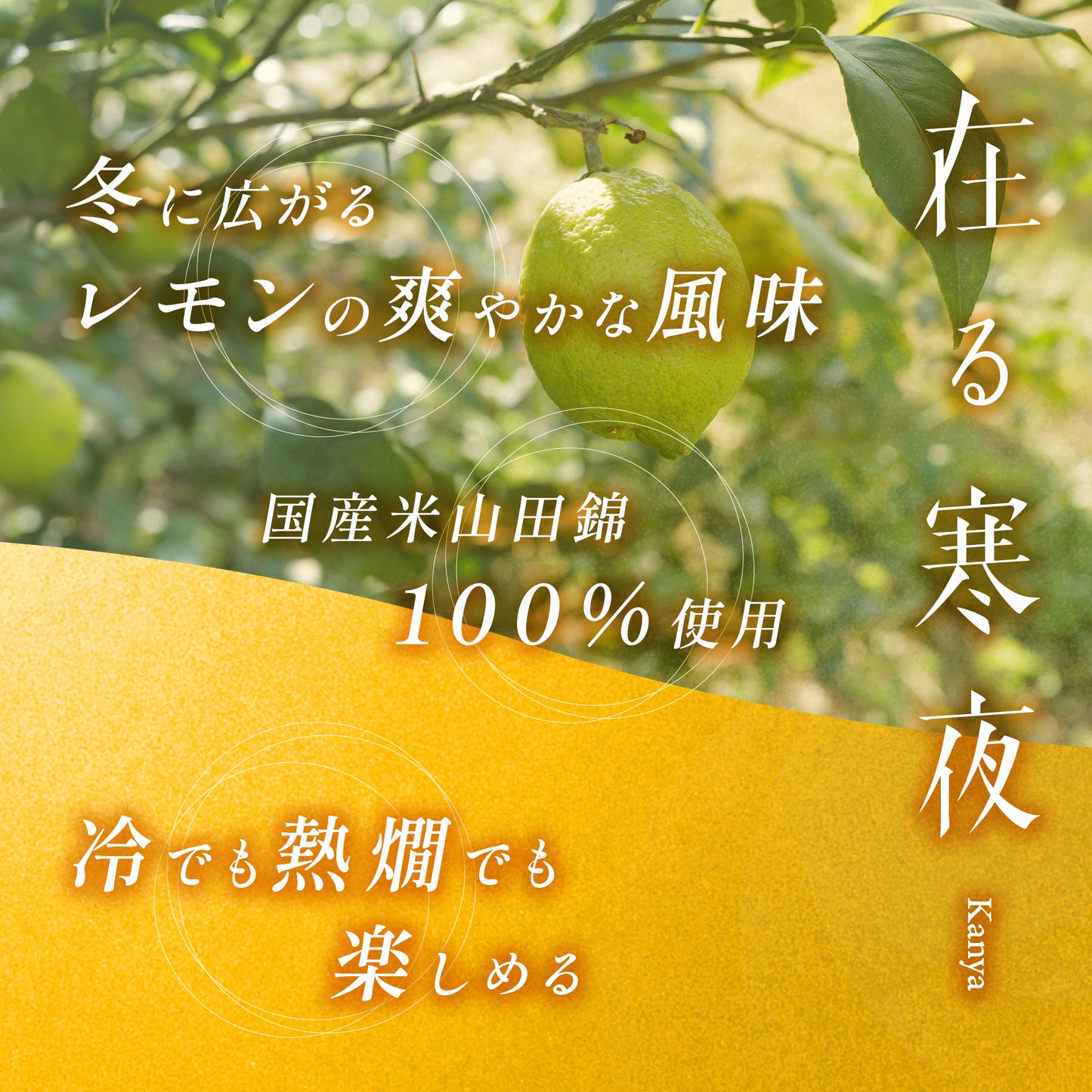 「在る寒夜（かんや）」レモンフレーバード 500ml